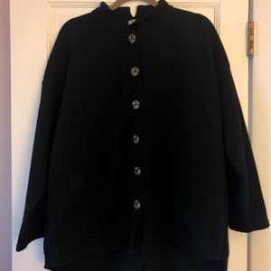 Soft Surroundings Black Tunic Jacket